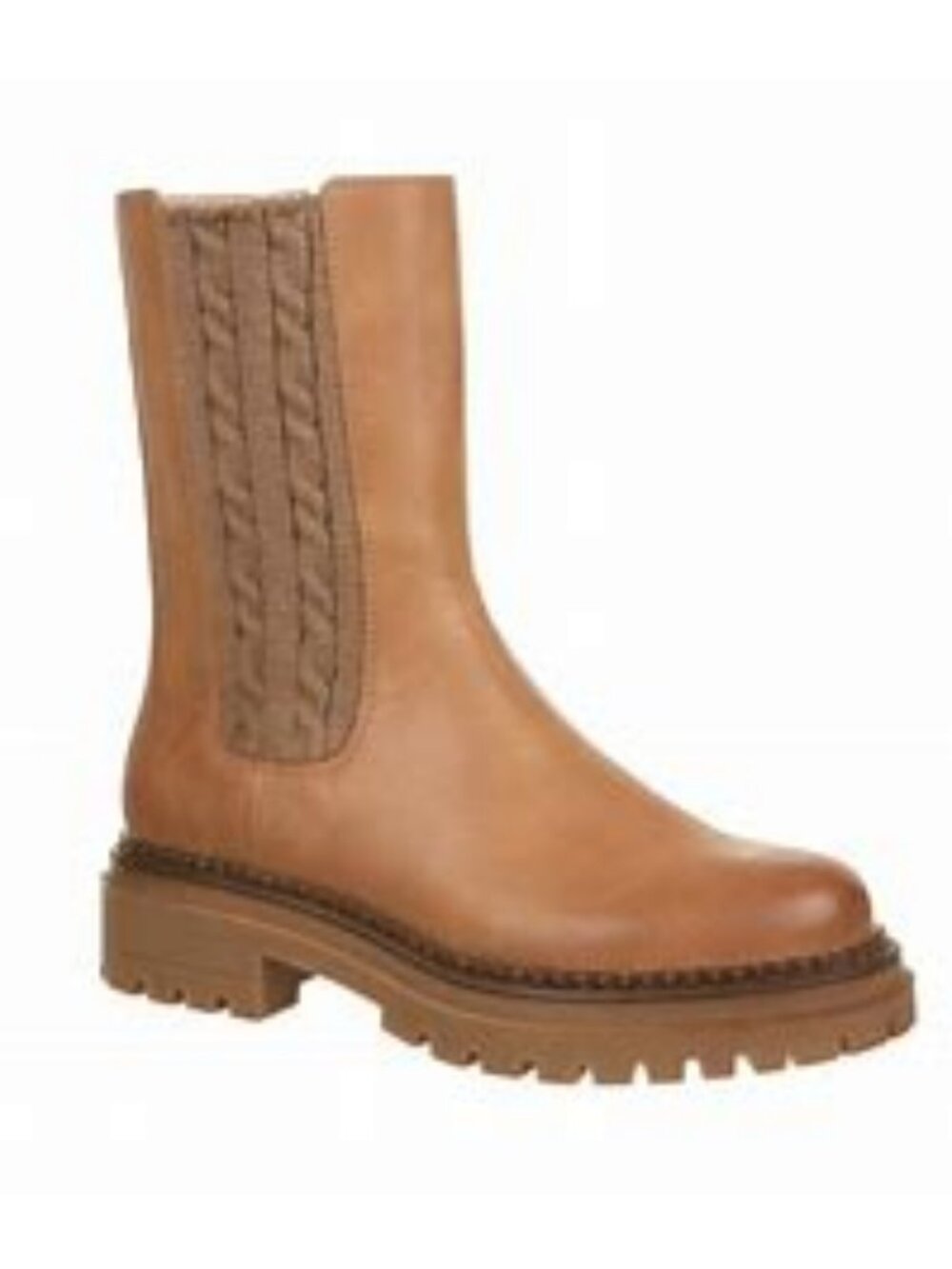 Sam & Libby Scarlett Combat Boots NWT in Brown Sz 7 women's